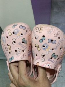 Cute Pink Kids Clogs