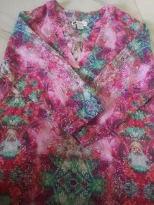 Vibrant Printed Tunic top or short kurti