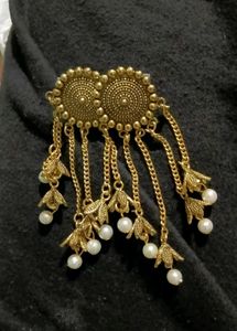 Bohemian Dangle Earrings with Pearls