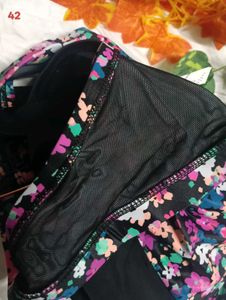 146.Floral Print Bra