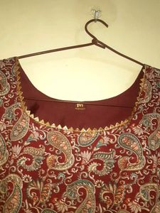 Elegant Paisley Print gown with dupatta. Unused.