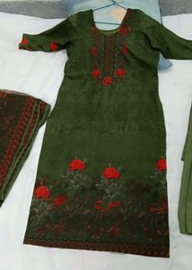 Green Kurta Set