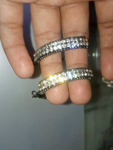 Sparkling Stackable Rings