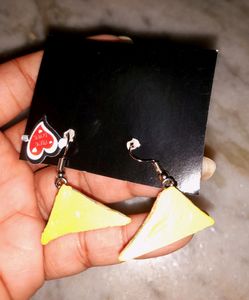 Funky Triangle Earrings