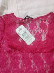 Pink Lace Blouse - Elegant &amp; Trendy
