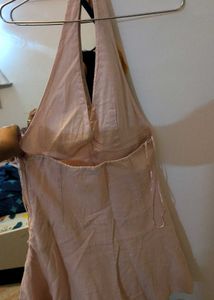 Bershka Halter Neck Mini Dress