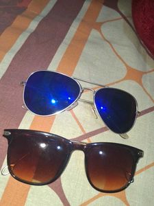Sunglasses - Aviator &amp; Wayfarer Styles( Quantity 2