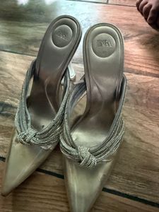 Zara Embellished Pointed Heels
