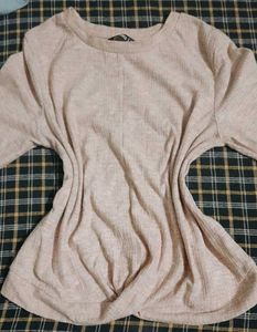 Knit Twist Front T-Shirt