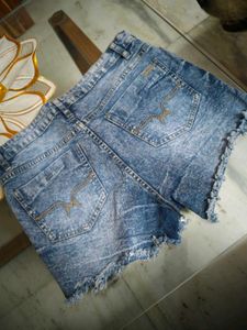Cute Demin Roadster Shorts For Women/Girls