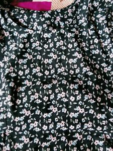 Chic Floral Print Mini Dress