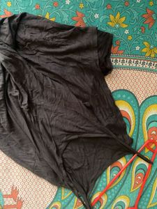 Sleek Black Spaghetti Strap slip dress