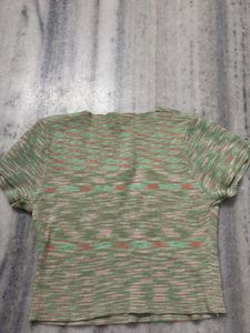 Cropped Knit Top