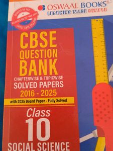 CBSE Class 10 Social Science Question Bank