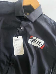 Diesel Black Cotton Shirt