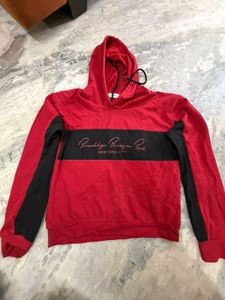 Red Brooklyn Graphic Hoodie
