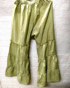 Green Plazzo Pants Free Size