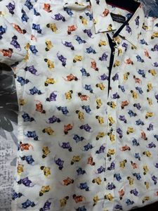 Daniel Bessi Milano Slim Fit Printer Casual Shirt