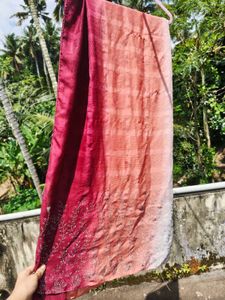 Beautiful Ombre Beaded Dupatta