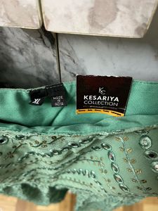 Green Sequined Ethnic sharara set