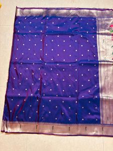 NewTrending muniya Paithani Saree