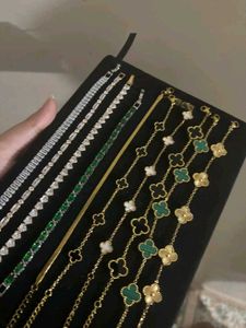 Designer Clover & Diamond Bracelets