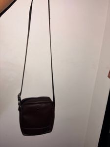 Brown Leather Crossbody Bag