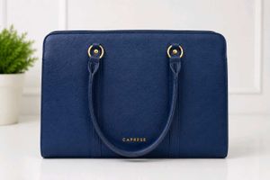 Caprese Blue Laptop Bag-50% discount