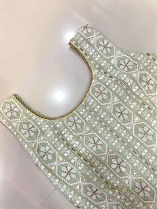 Pista Green Sharara Set