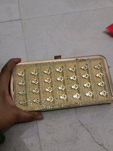 Golden Color Sling Bag