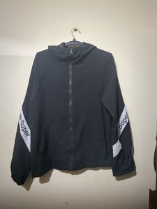 Stylish Black Hooded Jacket