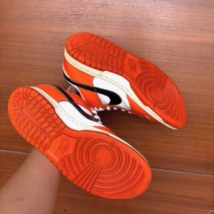 Nike Dunk Low Orange White Sneakers