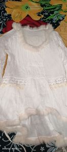 Women's flared fur top