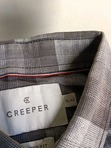 CREEPER Men's Checkered Casual Shirt