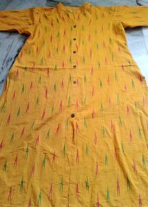 🌹🌼Ikkat Cotton Kurti + dupatta