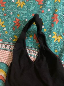 Chic Black Halter Neck backless Top