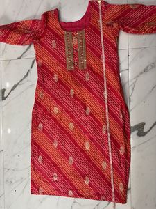 Vibrant Striped Kurta