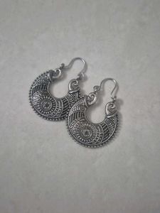 Boho Ethnic Tribal Hoop Earrings