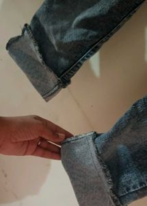High Waisted Acid Wash Jeans womens
