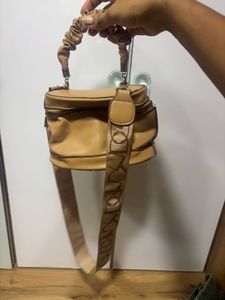 Chic Beige Vanity Bag