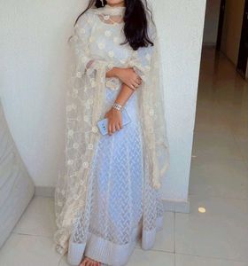 White Embroidered Kurta Set