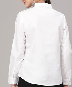 Classic White Button-Up Shirt