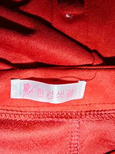 Chic Red Button-Up Mini Dress