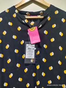 Printed Black Top