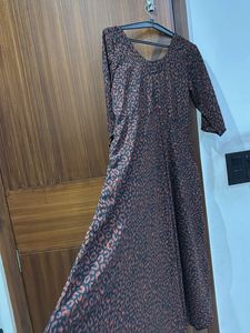 Leopard Print Midi Dress