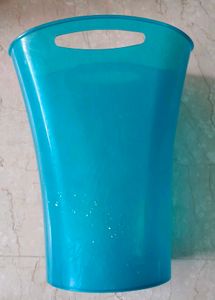 Turquoise Plastic Bin