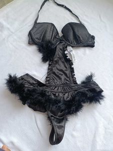 Elegant Black Lace Trim Bra
