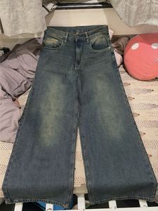 Wide Leg Denim Jeans