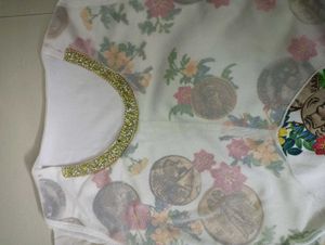 White Stretchable Kurta