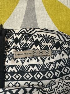 Monochrome Tribal Print Shorts